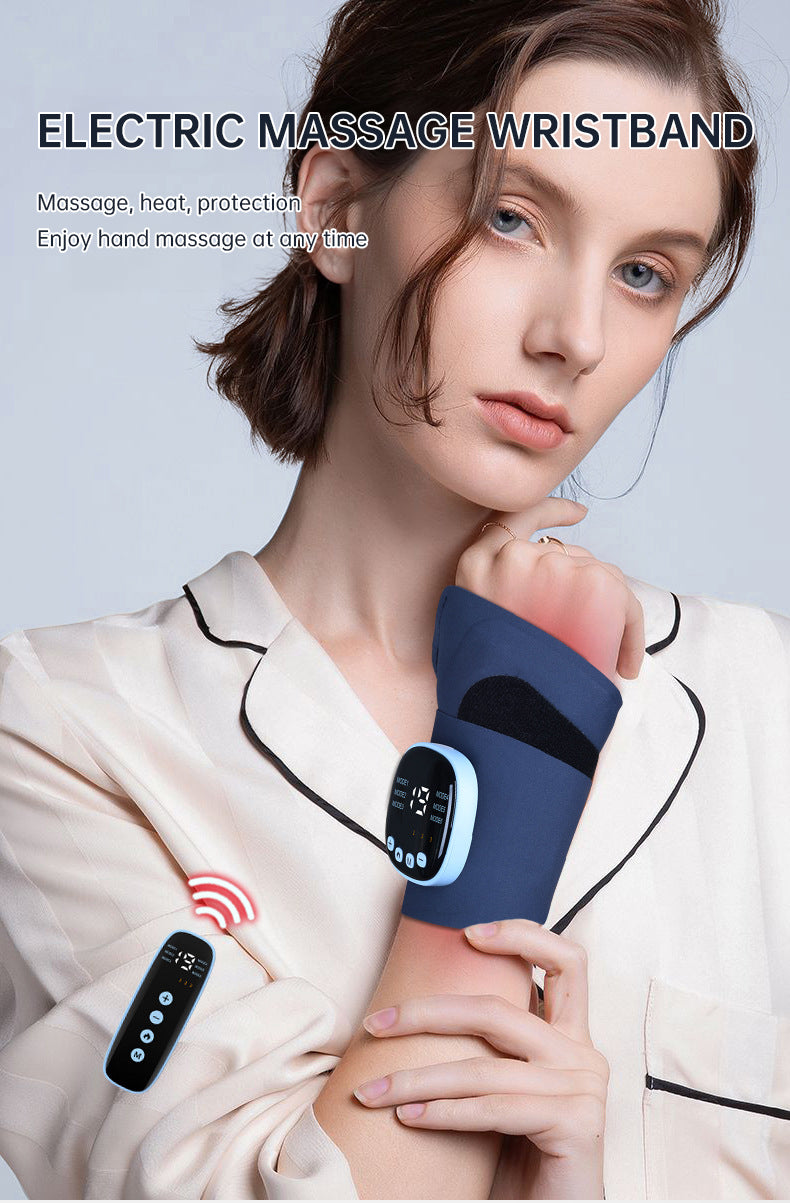 EMS Smart Tendon Sheath Wristband Hand Heating with Hot Compress & Massage Function