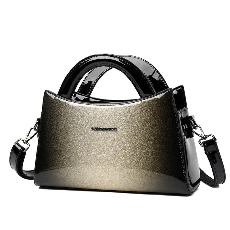 Elegant PU Soft Leather Messenger Bag –Stylish Solid Color, Lightweight Casual Shoulder Handbag for Women