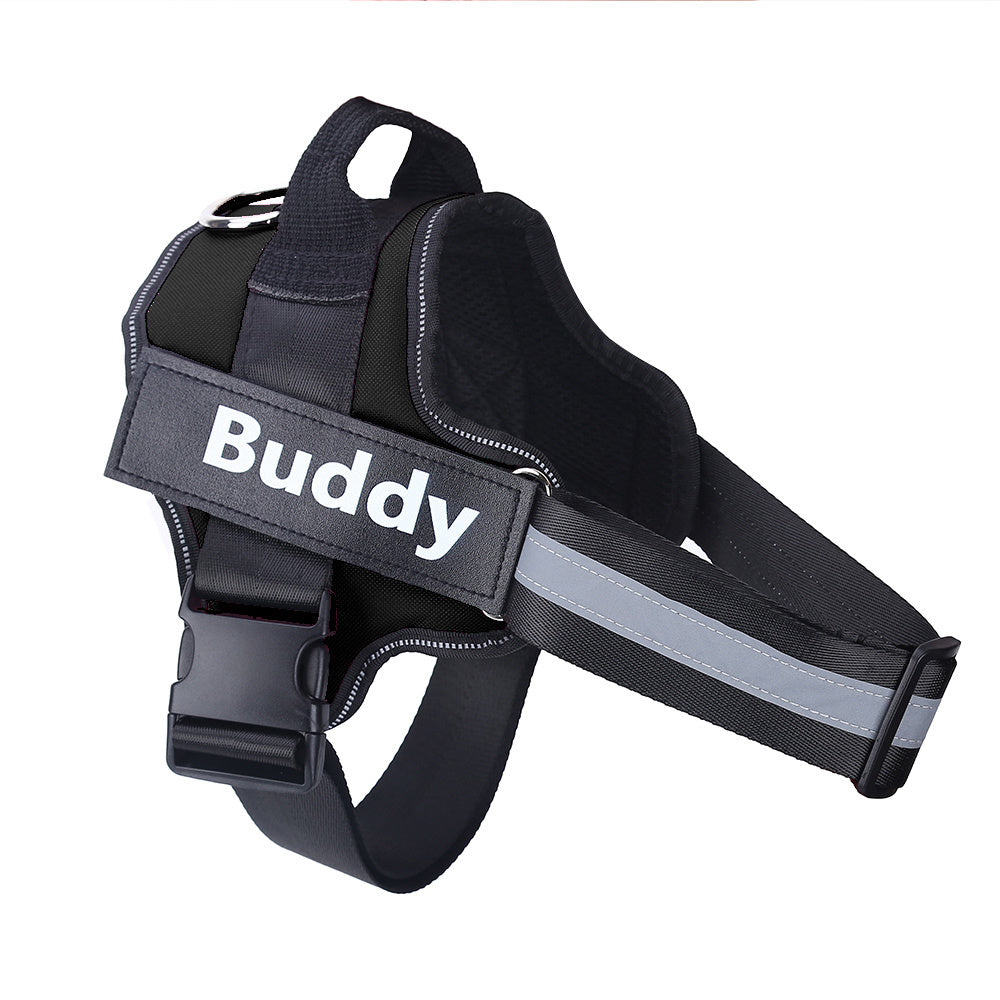 Personalized Dog Harness | Reflective, Adjustable, Breathable Vest with Custom Patch