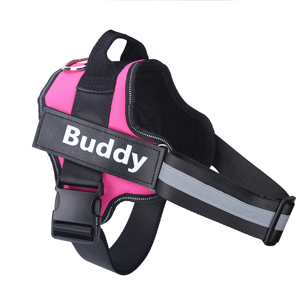 Personalized Dog Harness | Reflective, Adjustable, Breathable Vest with Custom Patch