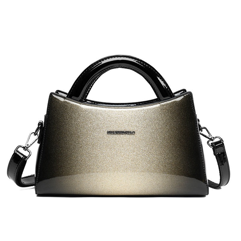 Elegant PU Soft Leather Messenger Bag –Stylish Solid Color, Lightweight Casual Shoulder Handbag for Women
