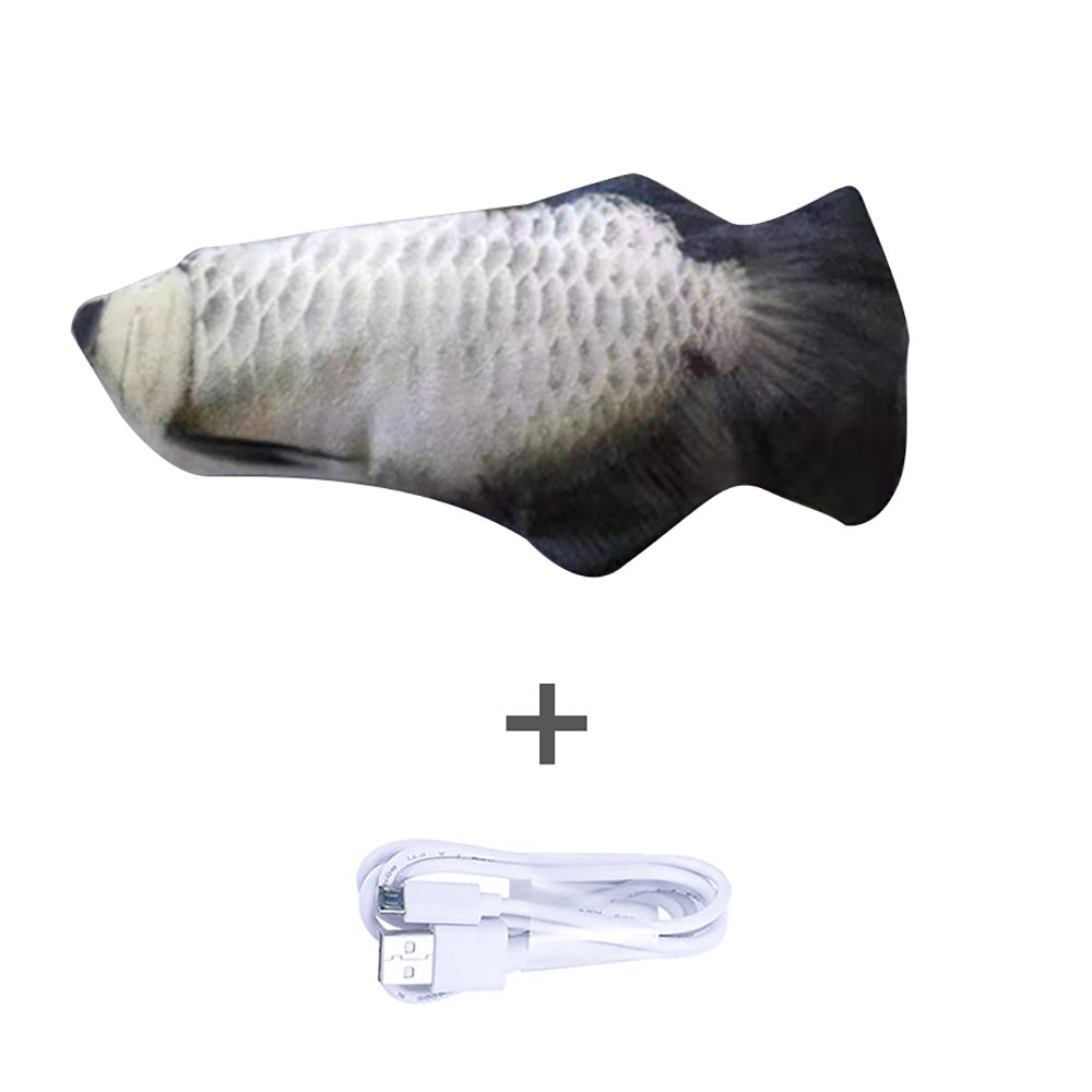 Electric Jumping Fish Simulation Toy for Cats Without Catnip