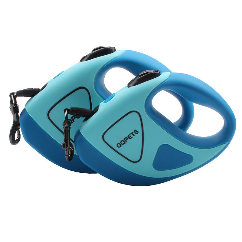 Retractable Dog Leash with LED Light – Automatic Pet Walking Rope for Night Safety