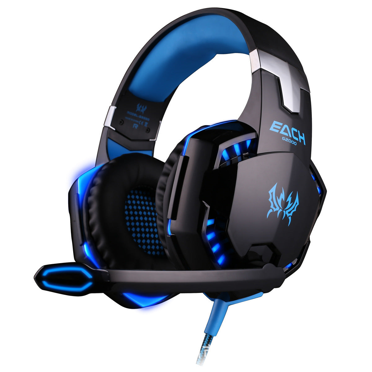 Heavy Bass Gaming Headset with Microphone | Noise Reduction Over-Ear Headphones