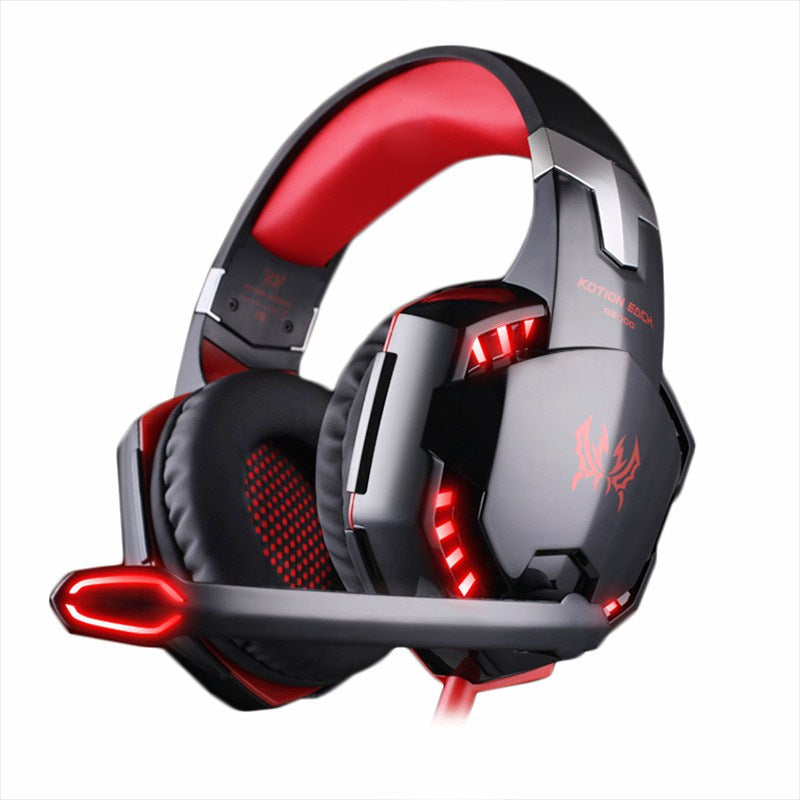 Heavy Bass Gaming Headset with Microphone | Noise Reduction Over-Ear Headphones