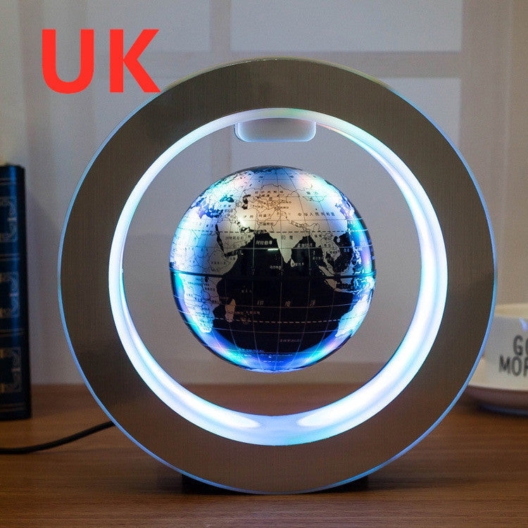 Round LED Floating Globe | Magnetic Levitation Anti-Gravity World Map Light