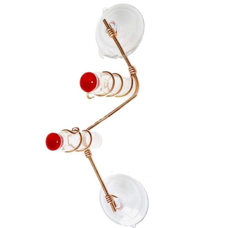Hummingbird Feeder with Suction Cup – Easy Clean Wild Bird Feeder for Garden & Deck