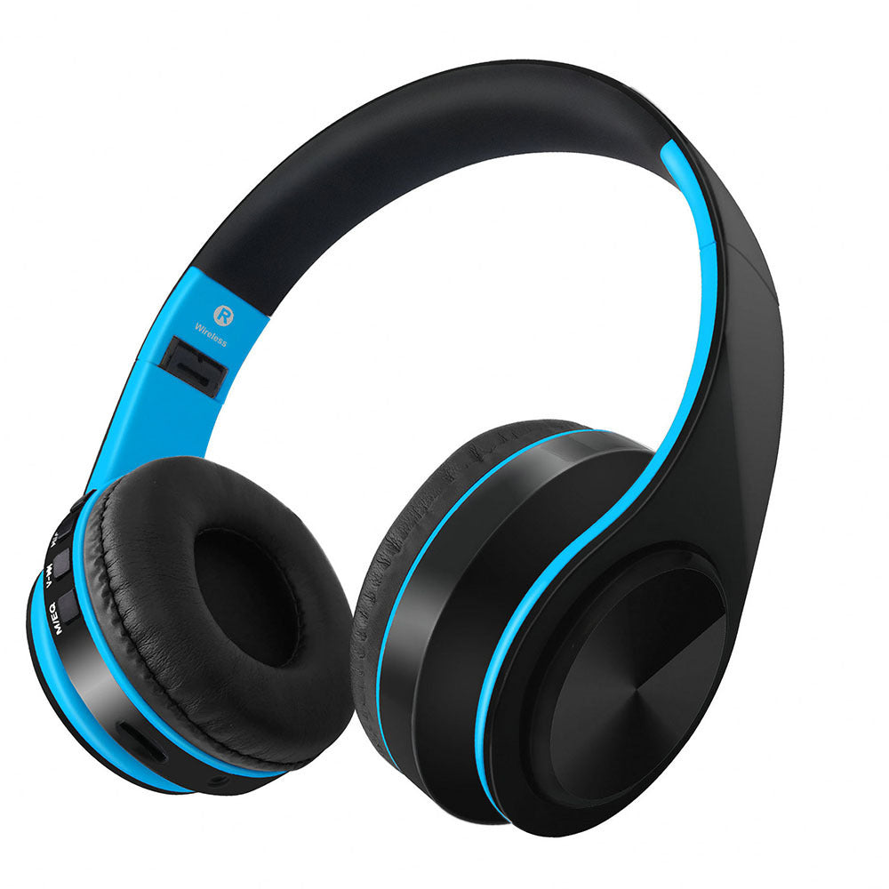 HiFi Wireless Bluetooth Headphones with Mic | Stereo Music & Sports Headset (FM & SD Card Support)