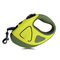 Retractable Dog Leash with LED Light – Automatic Pet Walking Rope for Night Safety