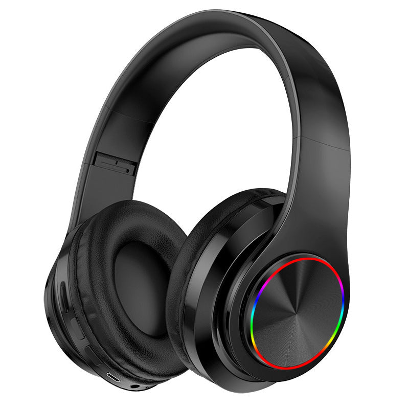 LED Wireless Bluetooth Gaming Headphones | Stereo Headset with Mic, TF Card & Colorful Breathing Lights