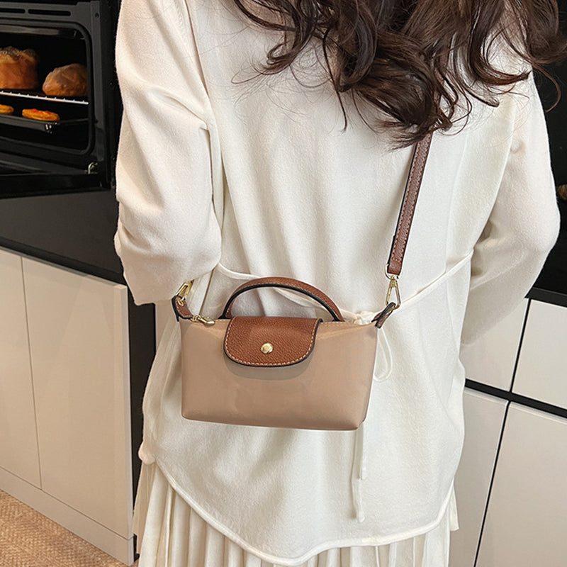 2025 Women’s Mini Dumpling Handbag High-End Nylon, Stylish Shoulder & Crossbody Phone Bag