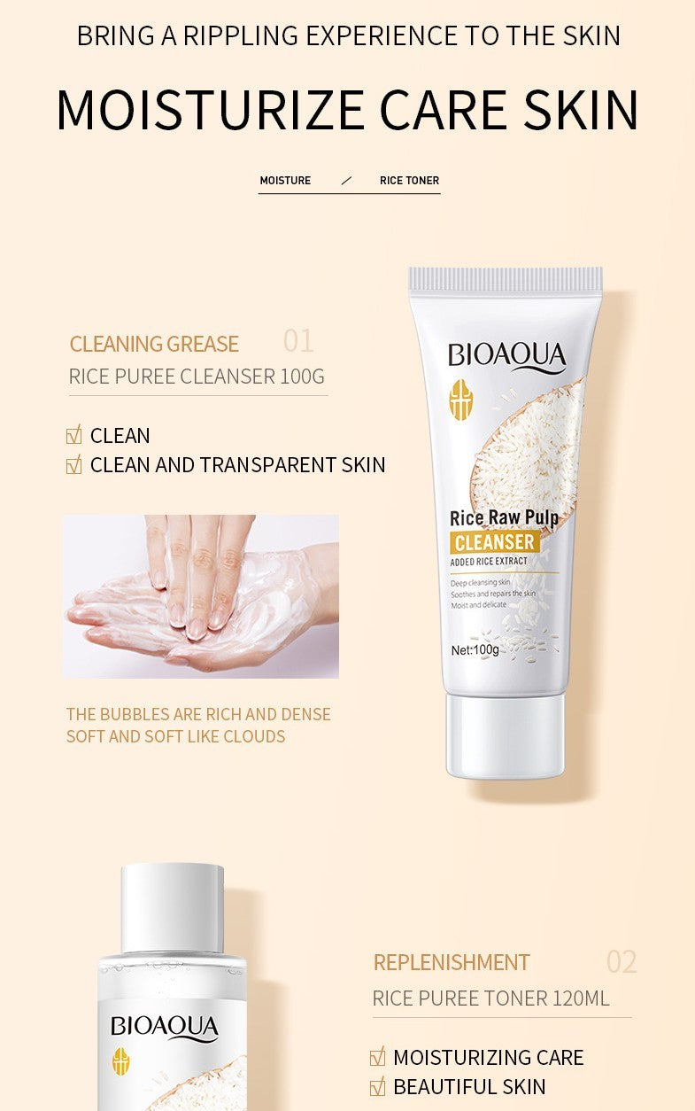 Puree 6-in-1 Skin Rejuvenation & Hydration Set ,Moisturizing Skincare Kit for Radiant Glow