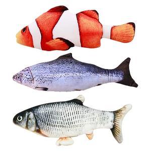 Electric Jumping Fish Simulation Toy for Cats Without Catnip
