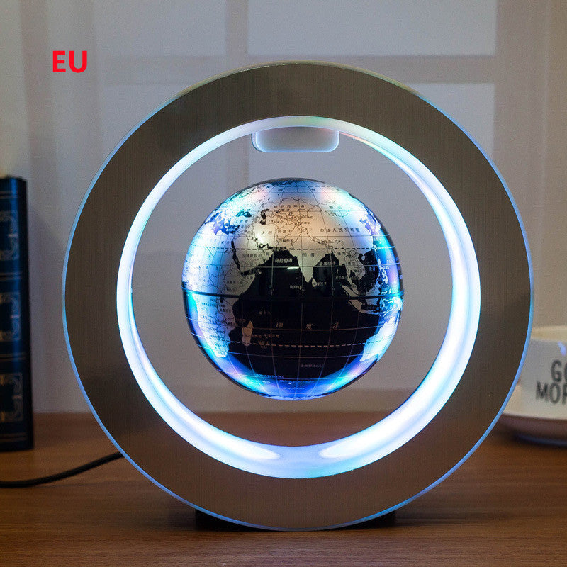 Round LED Floating Globe | Magnetic Levitation Anti-Gravity World Map Light