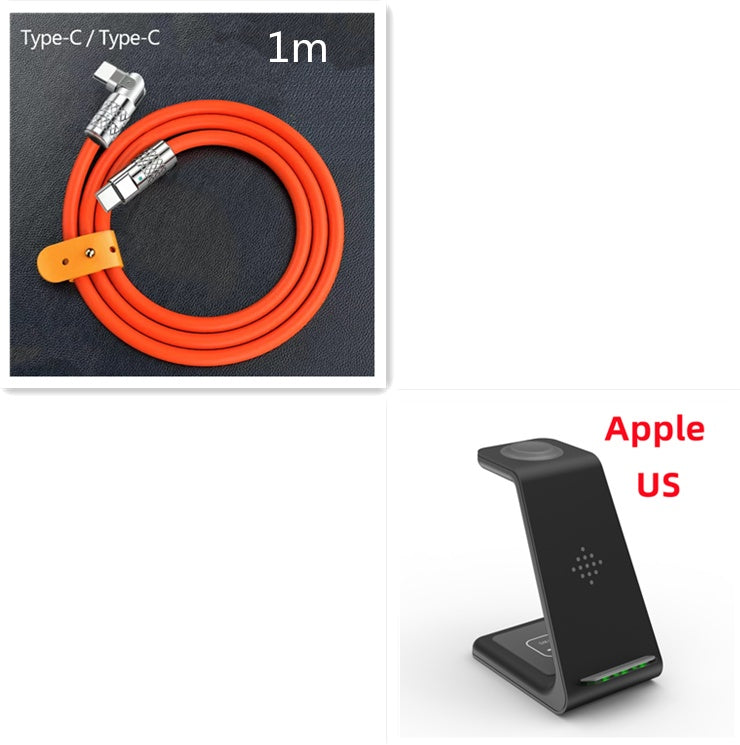 3-in-1 Wireless Fast Charging Station | Quick Charge Dock & Phone Holder