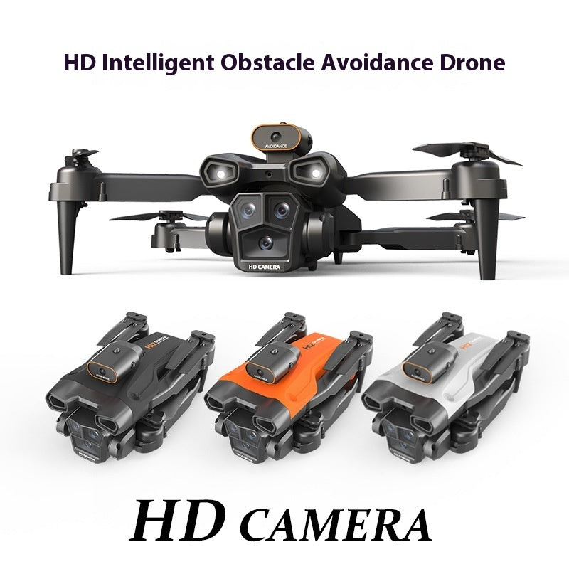 HD Four-Axis Drone | UAV with 3-Sided Obstacle Avoidance & Remote Control