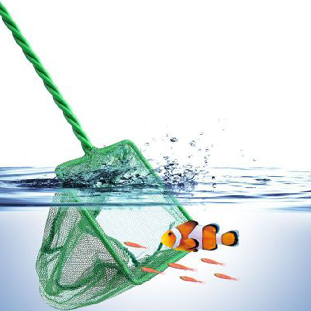 Telescopic Fish Tank Net Round & Square Aquarium Fishing Net for Small Fish