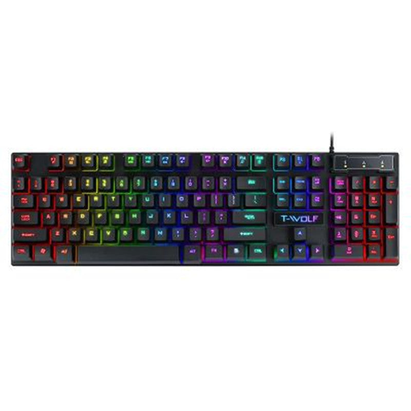 “Gaming USB Wired Keyboard | Luminous Floating Keys for PC”