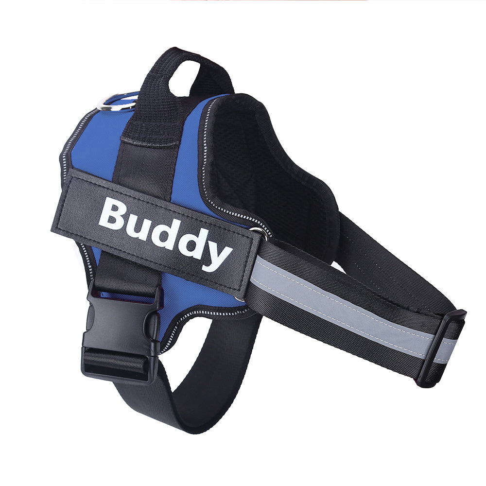 Personalized Dog Harness | Reflective, Adjustable, Breathable Vest with Custom Patch