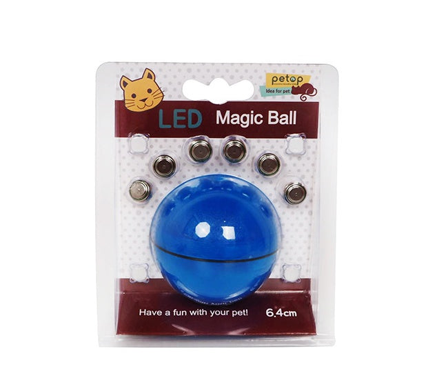 LED Laser Electronic Rolling Cat Toy Ball Interactive Pet Toy