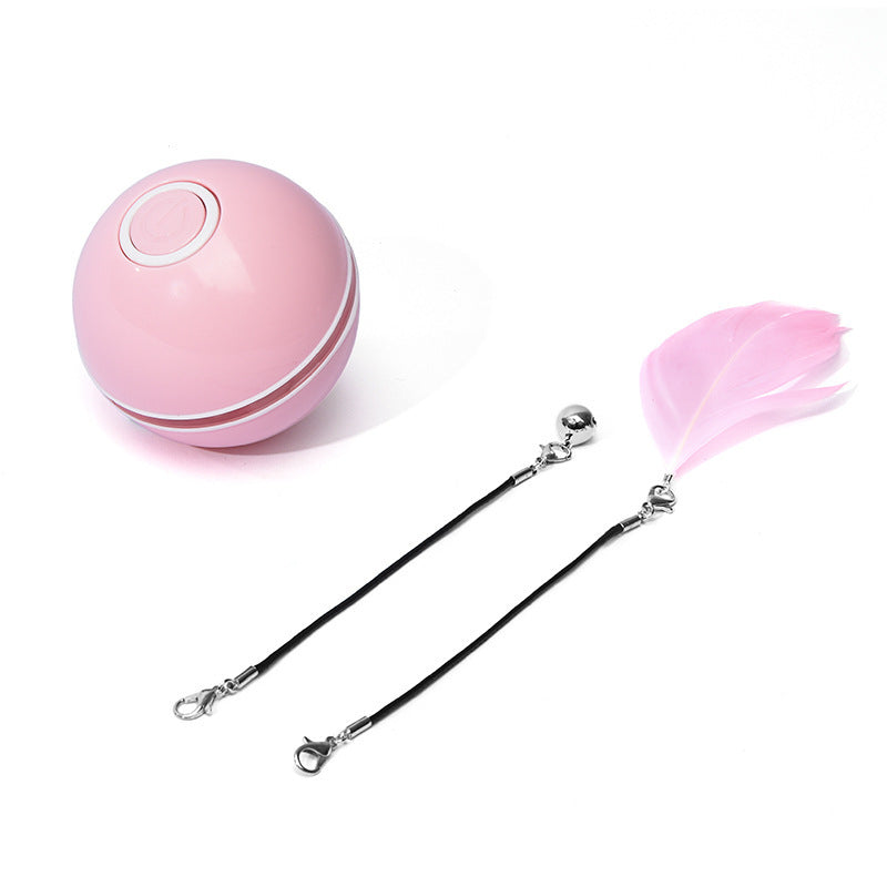 LED Laser Electronic Rolling Cat Toy Ball Interactive Pet Toy
