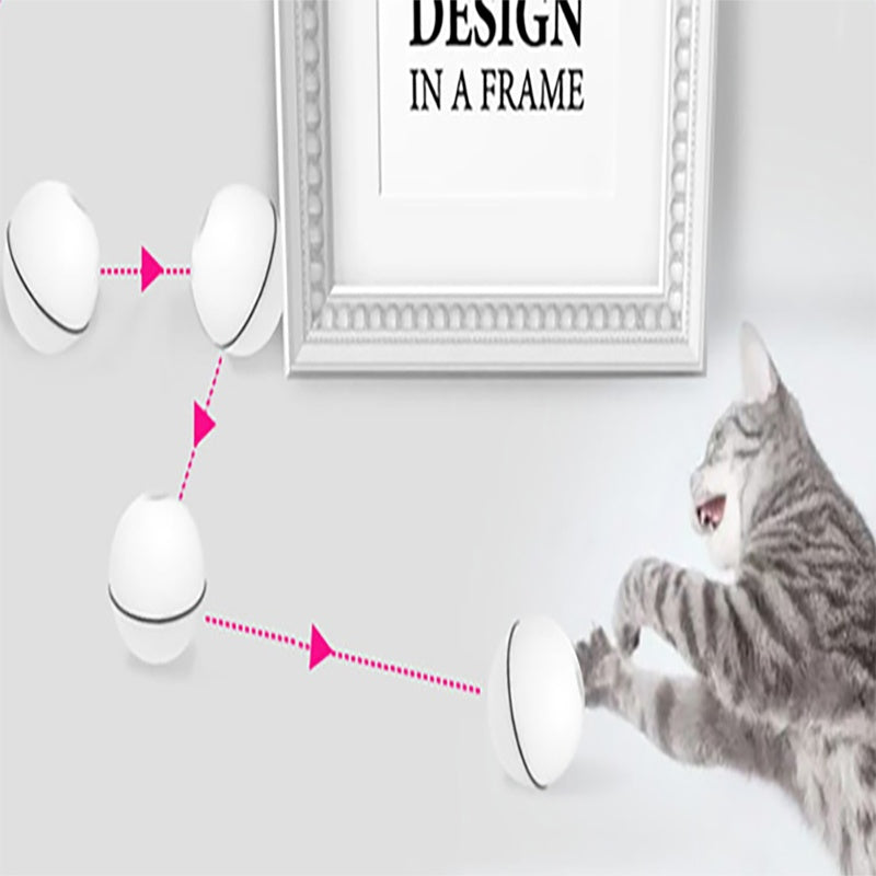 LED Laser Electronic Rolling Cat Toy Ball Interactive Pet Toy