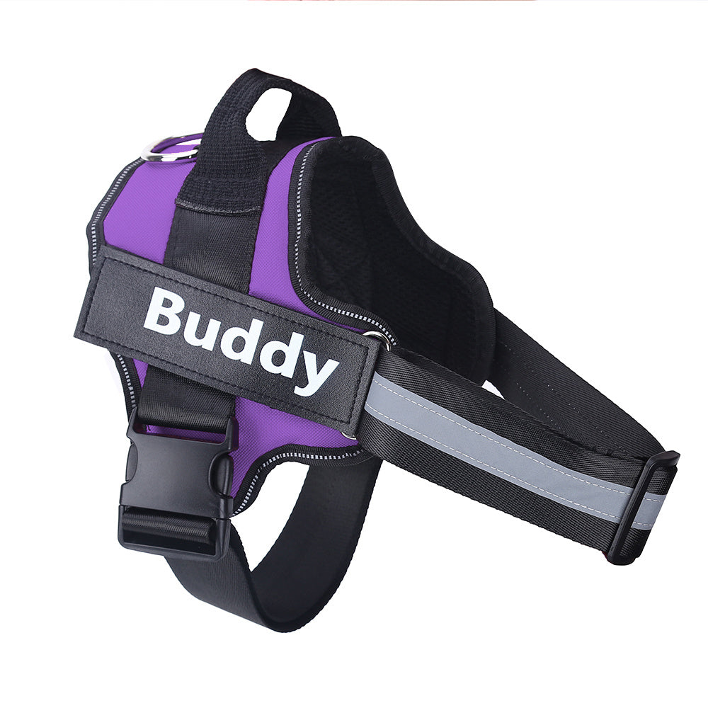 Personalized Dog Harness | Reflective, Adjustable, Breathable Vest with Custom Patch