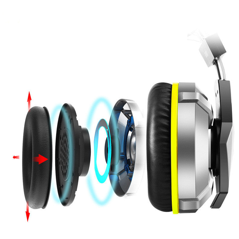 Head-Mounted Illuminated Gaming Headset | LED Light Stereo Headphones with Mic
Collections: Headphones Gaming Accessories