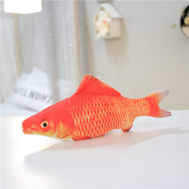 Electric Jumping Fish Simulation Toy for Cats Without Catnip