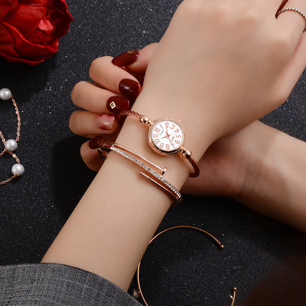 Trendy Alloy Fashion Watch Student & Casual Unisex Wristwatch