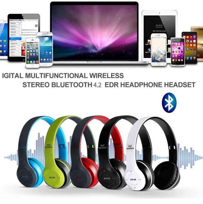 P47 Wireless Gaming Headset | Bluetooth Stereo Over-Ear Headphone