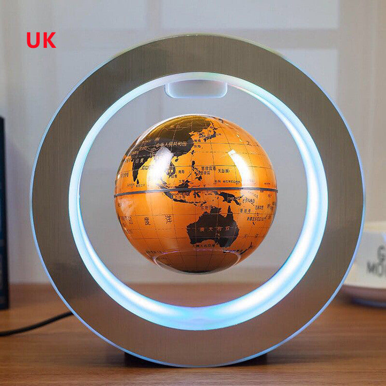 Round LED Floating Globe | Magnetic Levitation Anti-Gravity World Map Light
