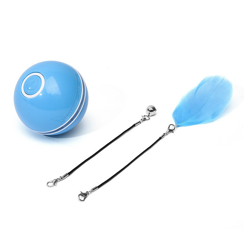 LED Laser Electronic Rolling Cat Toy Ball Interactive Pet Toy