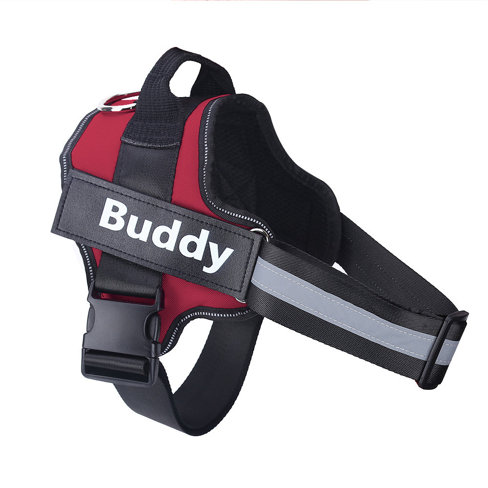 Personalized Dog Harness | Reflective, Adjustable, Breathable Vest with Custom Patch