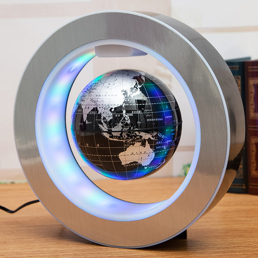 Round LED Floating Globe | Magnetic Levitation Anti-Gravity World Map Light