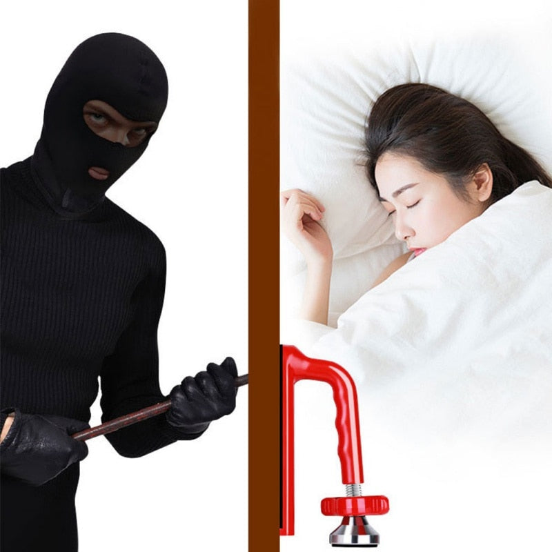 Portable Door Jammer Lock Travel & Hotel Security Device