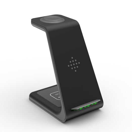 3-in-1 Wireless Fast Charging Station | Quick Charge Dock & Phone Holder