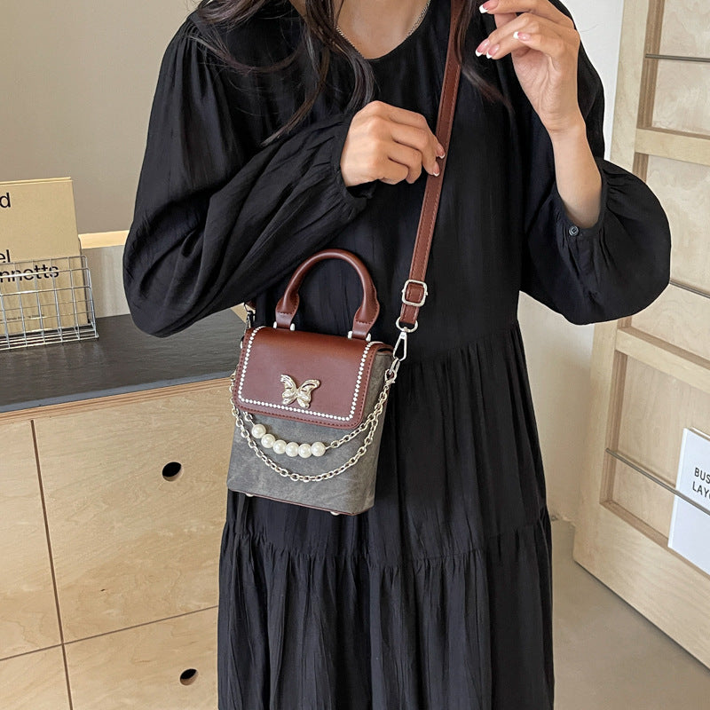 Mini porte-monnaie à bandoulière pour femme, élégant et portable