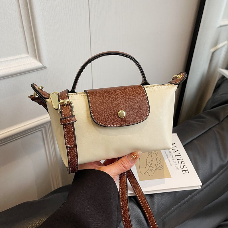 2025 Women’s Mini Dumpling Handbag High-End Nylon, Stylish Shoulder & Crossbody Phone Bag
