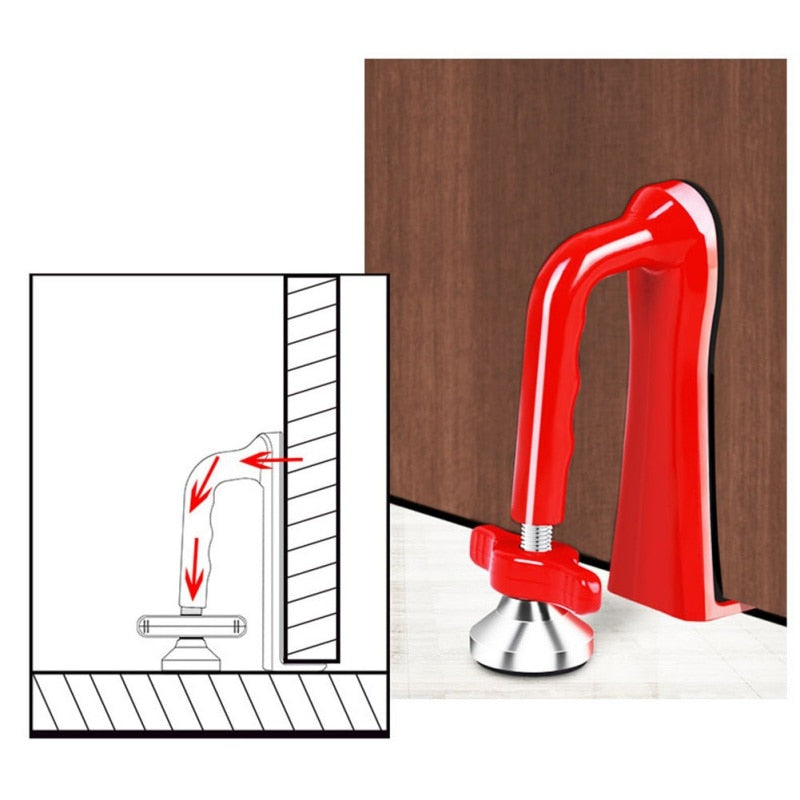 Portable Door Jammer Lock Travel & Hotel Security Device