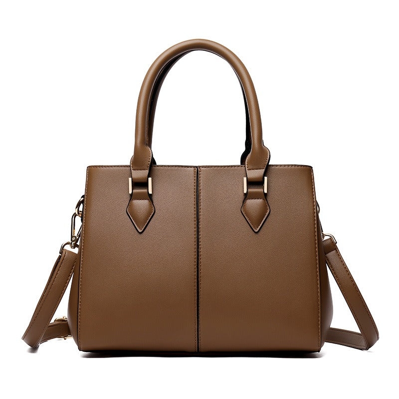 Tote Bag, Simple Shoulder & Crossbody, Large Capacity Soft Leather Women’s Handbag
