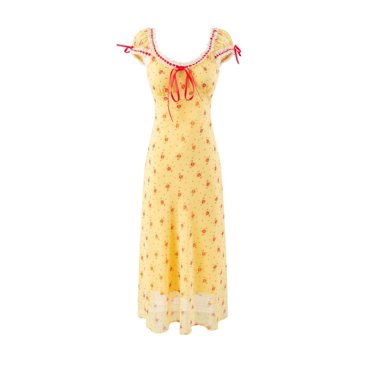 Drawstring Bow Slim Dress