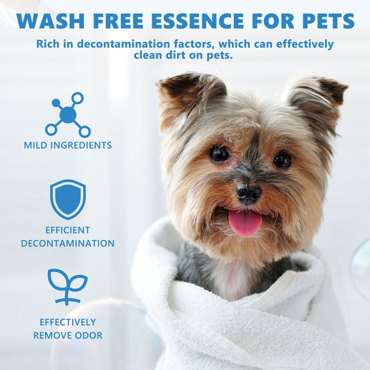 Pet Hair Daily Gentle Cleaning & No-Rinse Care Essence for Cats & Dogs