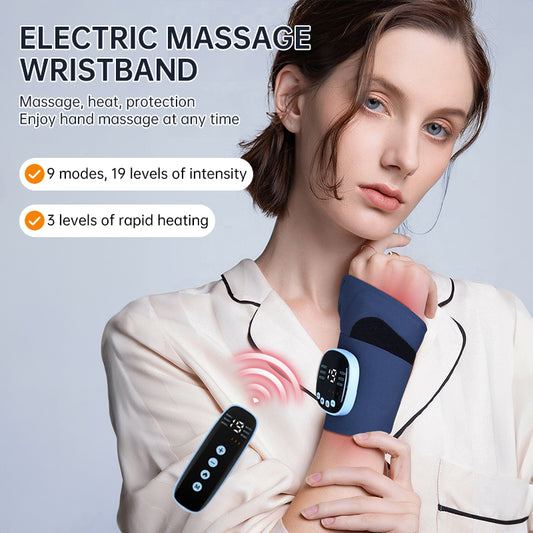 EMS Smart Tendon Sheath Wristband Hand Heating with Hot Compress & Massage Function