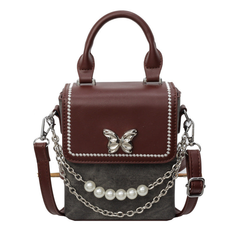 Mini porte-monnaie à bandoulière pour femme, élégant et portable