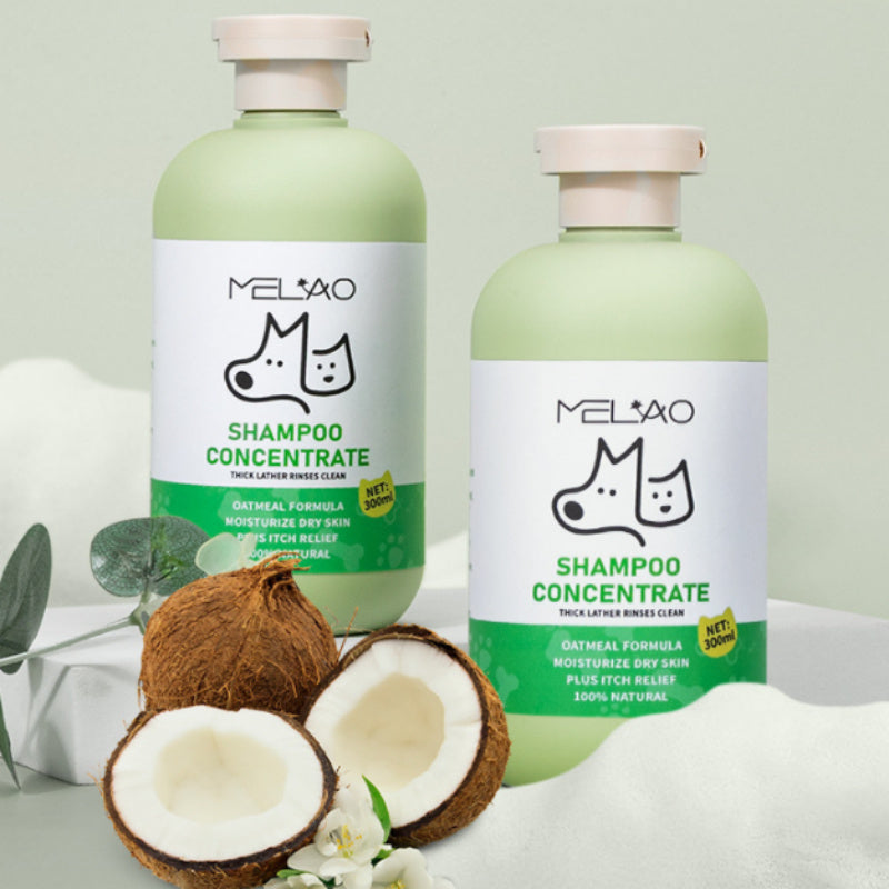 Gentle Oat Pet Shampoo Natural Bath Care for Dogs & Cats
