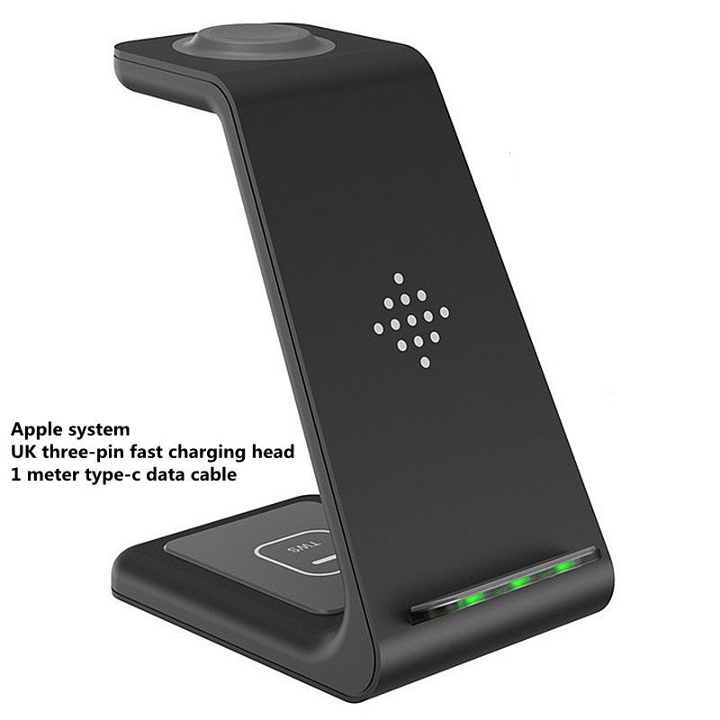 3-in-1 Wireless Fast Charging Station | Quick Charge Dock & Phone Holder