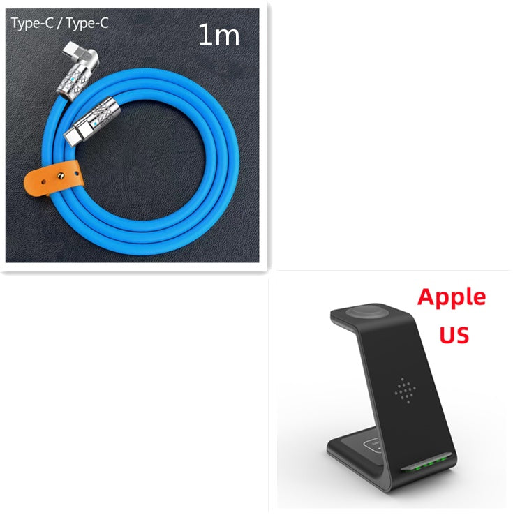 3-in-1 Wireless Fast Charging Station | Quick Charge Dock & Phone Holder