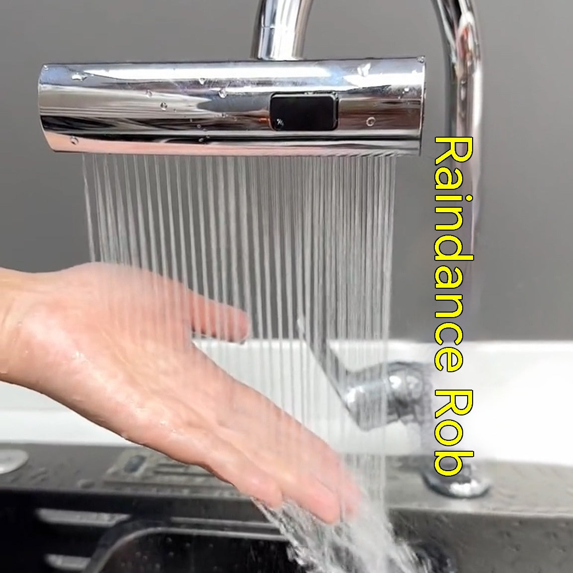Kitchen Faucet Waterfall Outlet | Rotating Splash-Proof Bubbler & Multifunctional Nozzle
