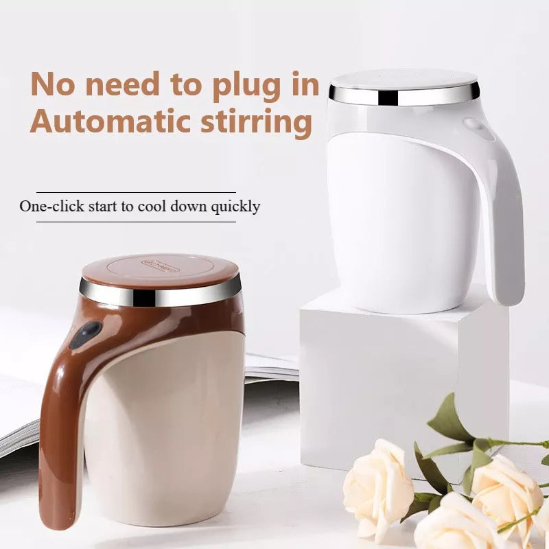 Rechargeable Automatic Magnetic Stirring Coffee Cup Self Stirring Mug for Milkshakes & Drinks